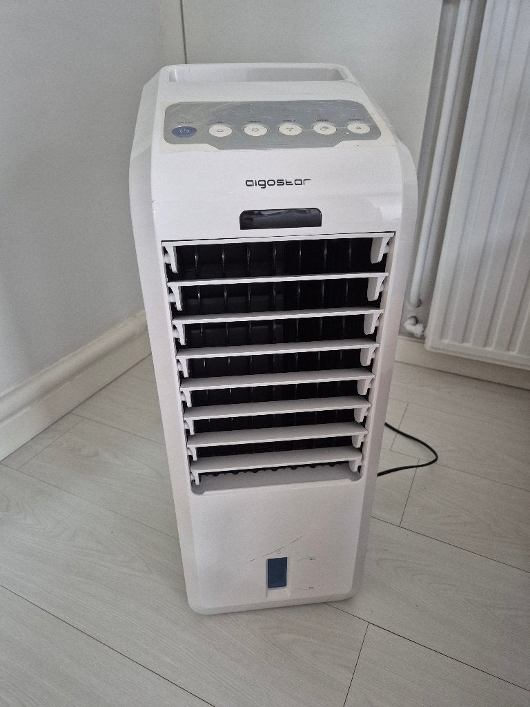 Aigostar air cooler, Ophalen, Ventilator met afstandsbediening, Zo goed als nieuw, Torenventilator