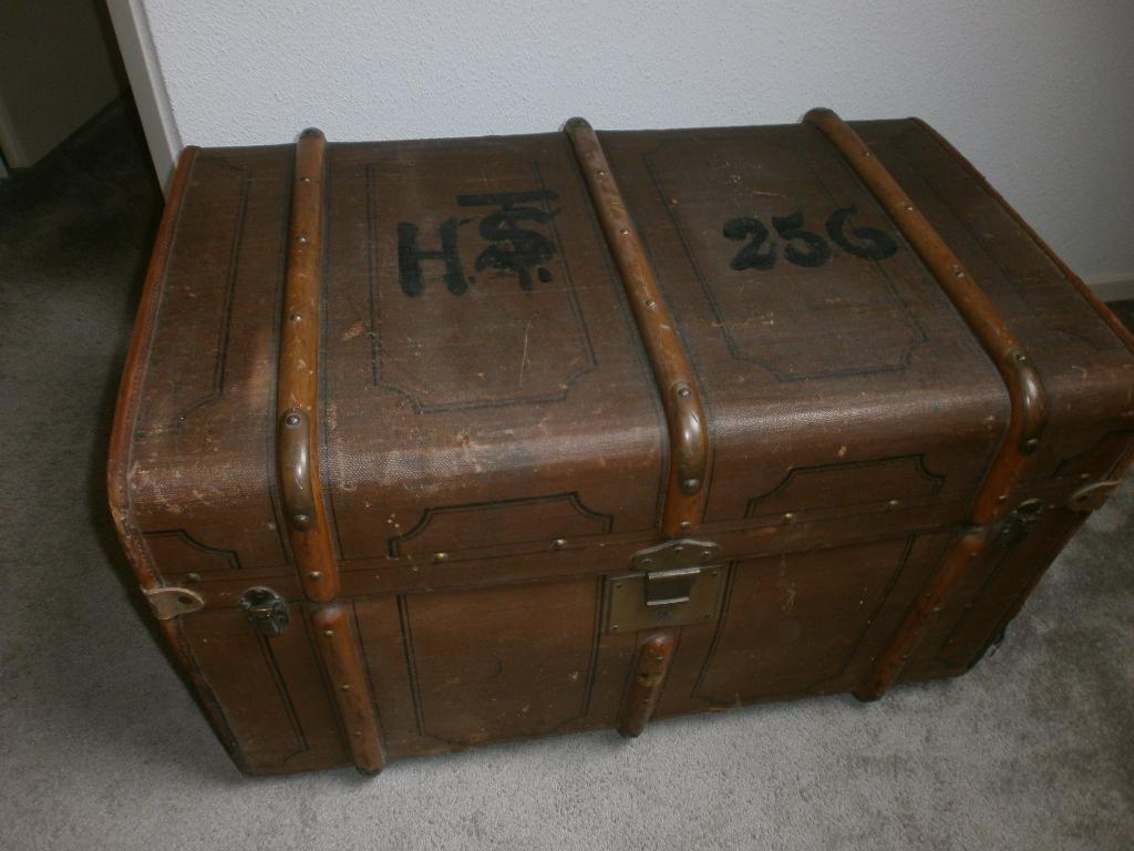 Hutkoffer, Antiek en Kunst, Antiek | Woonaccessoires, Ophalen