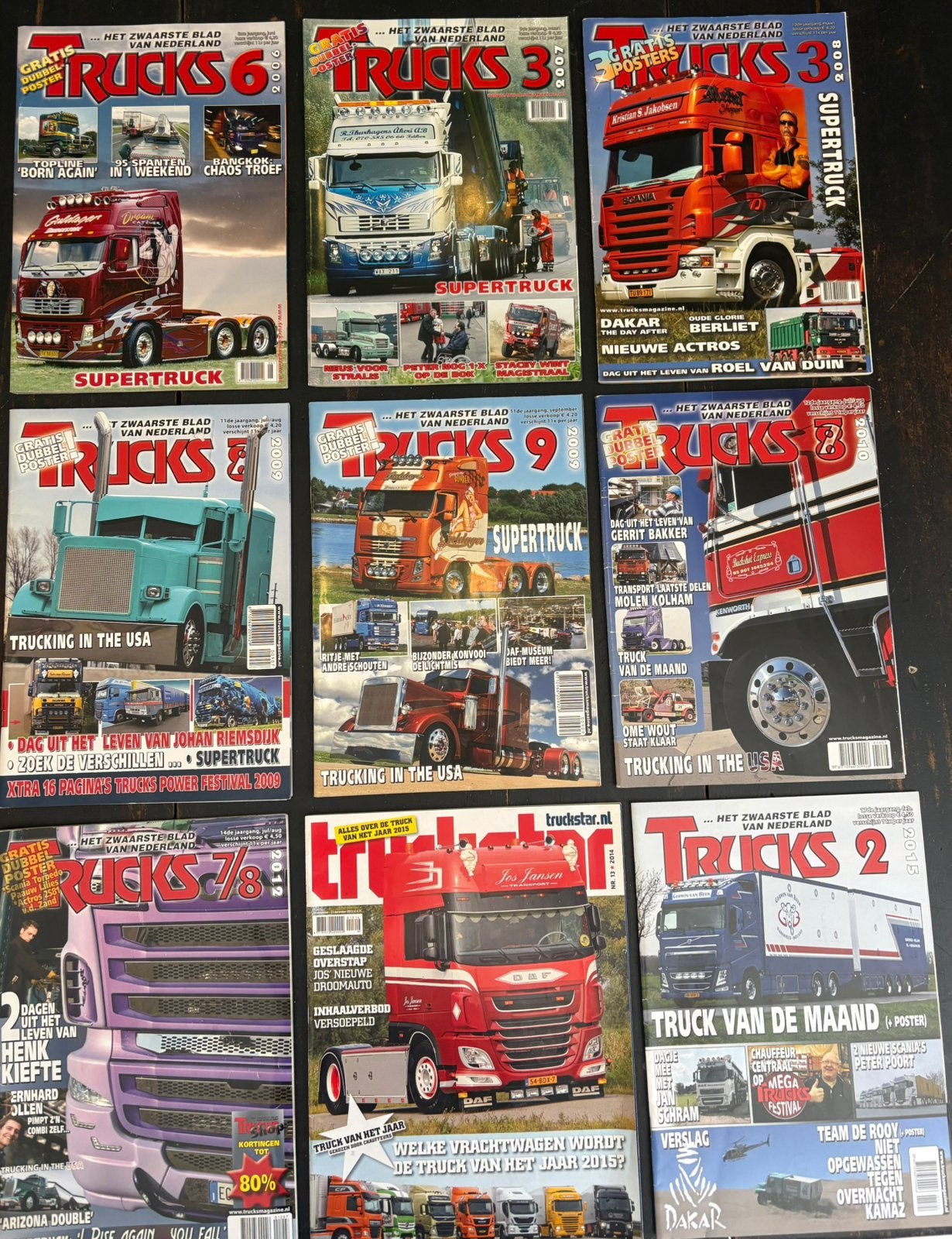 Collectie 'Trucks' Tijdschrifteni - Diverse Uitgaven, Ophalen of Verzenden, Gelezen, Overige typen
