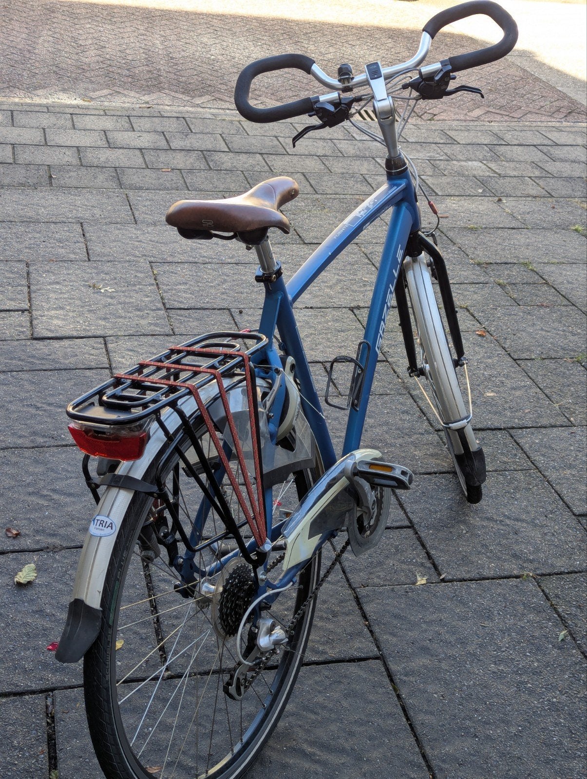 Gazelle Fuente heren fiets. frame 57, Ophalen, 28 inch, Gebruikt, Velgrem