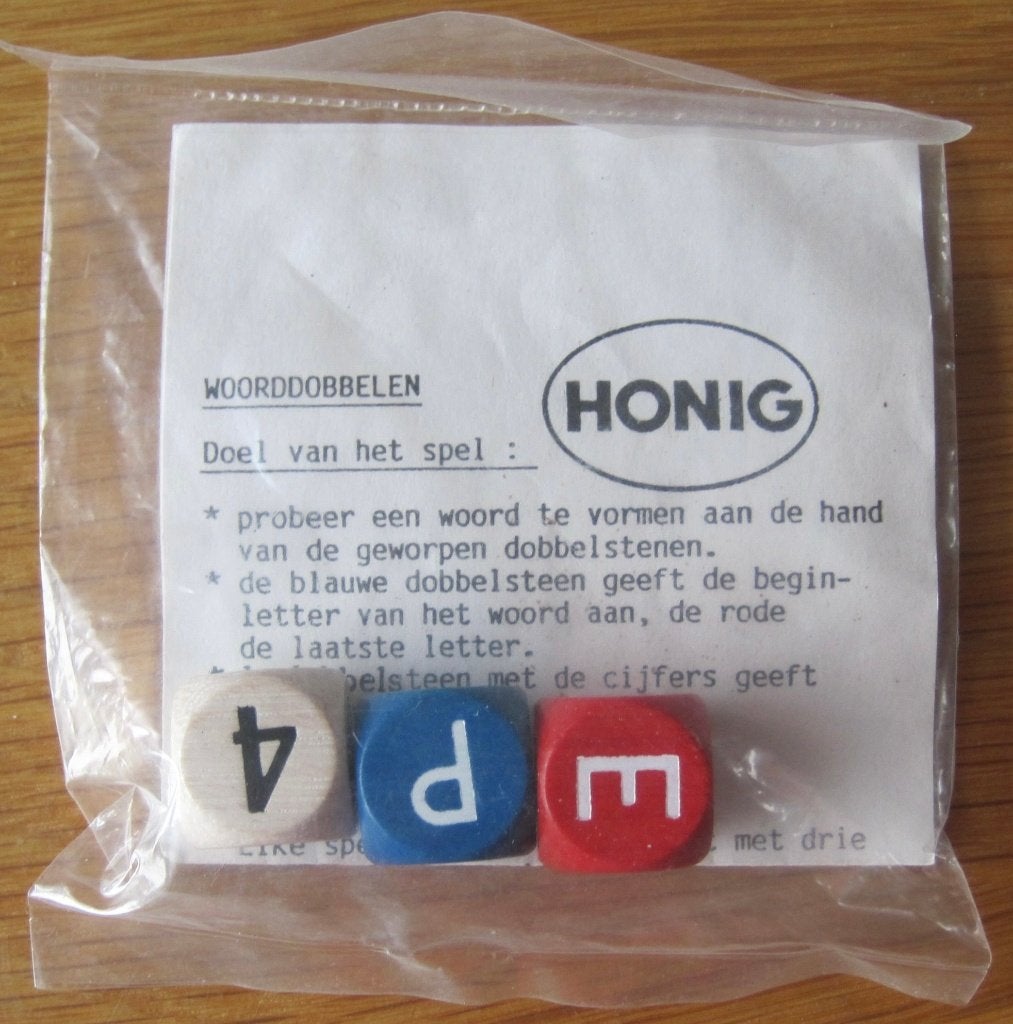 Woorddobbelen van Honig - nieuw, Vijf spelers of meer, Ophalen of Verzenden, Nieuw, Honig