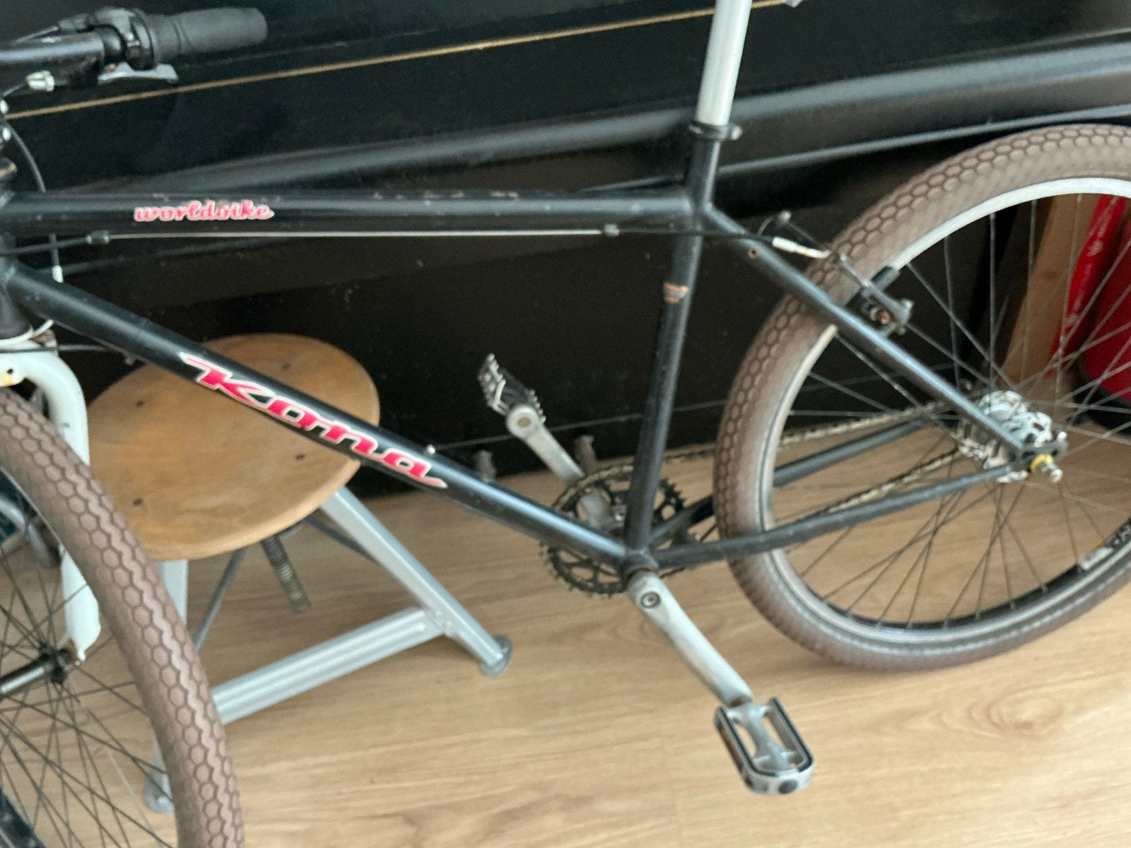 Kona World Bike - 26 inch wielen, 18 inch frame, Overige merken, Gebruikt, 26 inch, Minder dan 49 cm