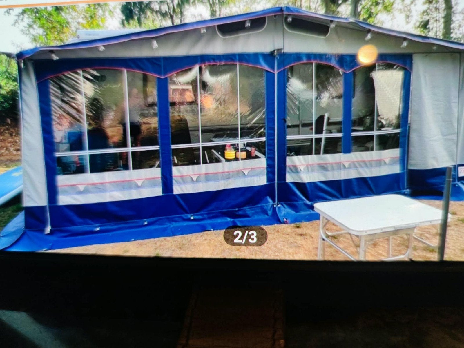 DWT Voortent All Season Omloop 1025 met nieuwe buizen, Ophalen of Verzenden, Gebruikt, Ten Cate All Season 240g/m2, Overige merken