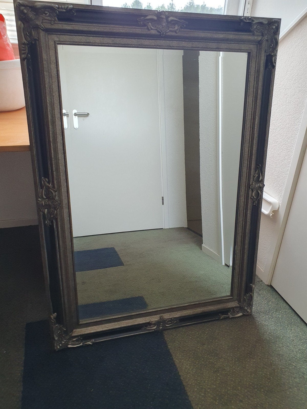 Brocante spiegel, Huis en Inrichting, Ophalen, Zo goed als nieuw, 100 tot 125 cm, Minder dan 100 cm