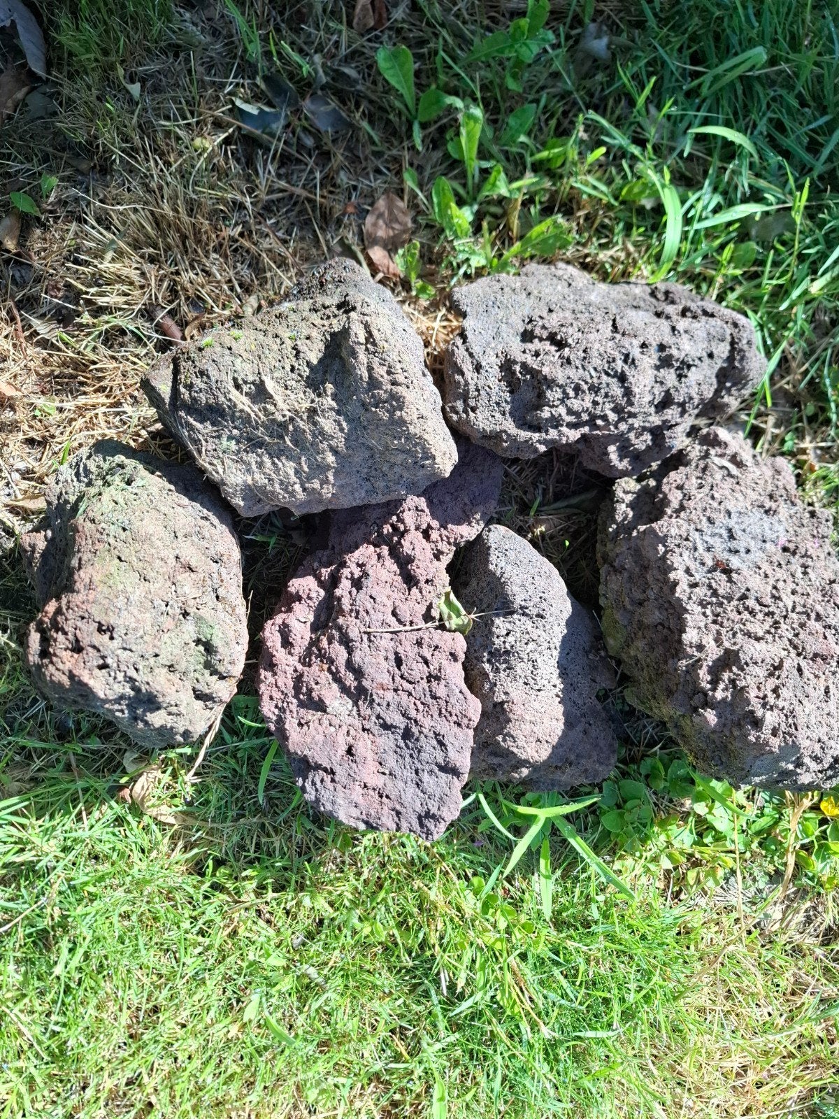 Partij lavastenen voor tuin of decoratie, Ophalen, Gebruikt, Kei, Lava