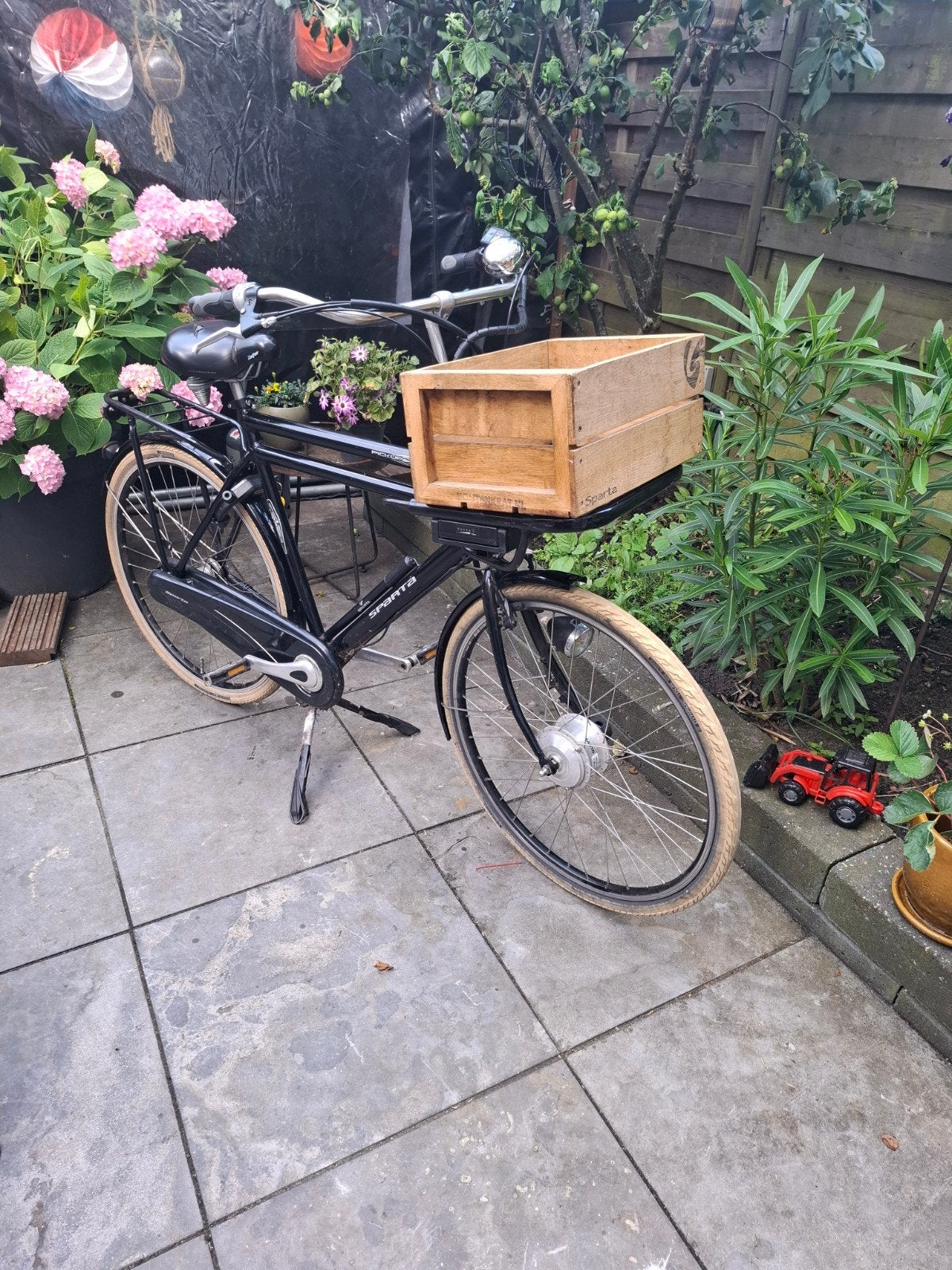 Sparta pickup transportfiets., Sparta, Gebruikt, Velgrem, 56 cm of meer