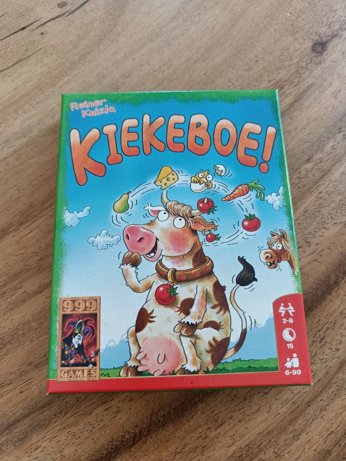KiekeBoe! Gezellig geheugenspel voor het hele gezin, Vijf spelers of meer, Ophalen of Verzenden, Gebruikt, 999 Games