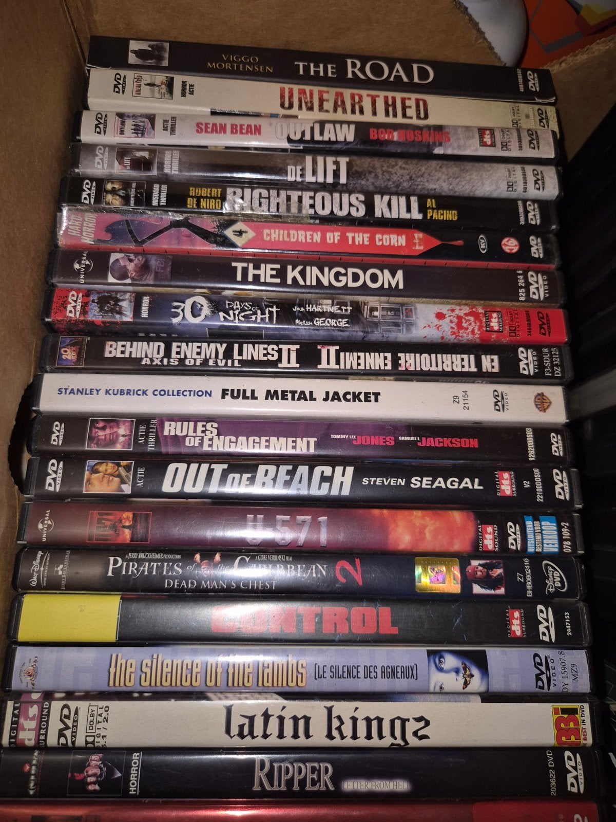 Diverse dvds per doos of per titel, Vanaf 16 jaar, Ophalen of Verzenden, Zo goed als nieuw