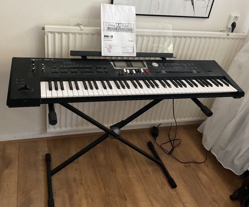 Roland BK-9 Backing Keyboard, Ophalen, Zo goed als nieuw, 76 toetsen, Roland
