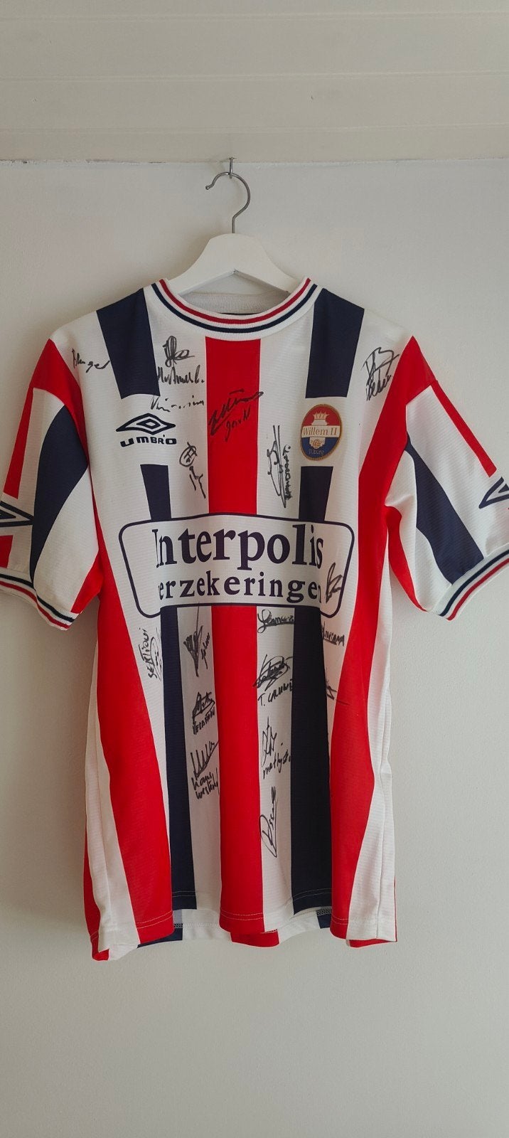 Gesigneerd Willem 2 shirt seizoen 2001/2002, Maat XL, Verzenden, Shirt