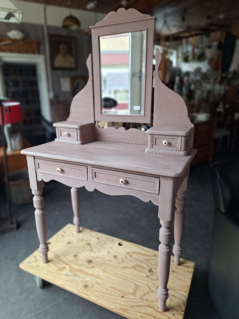 Mooi opgeknapte antieke kaptafel, Ophalen, Gebruikt, Onbekend, 50 tot 100 cm