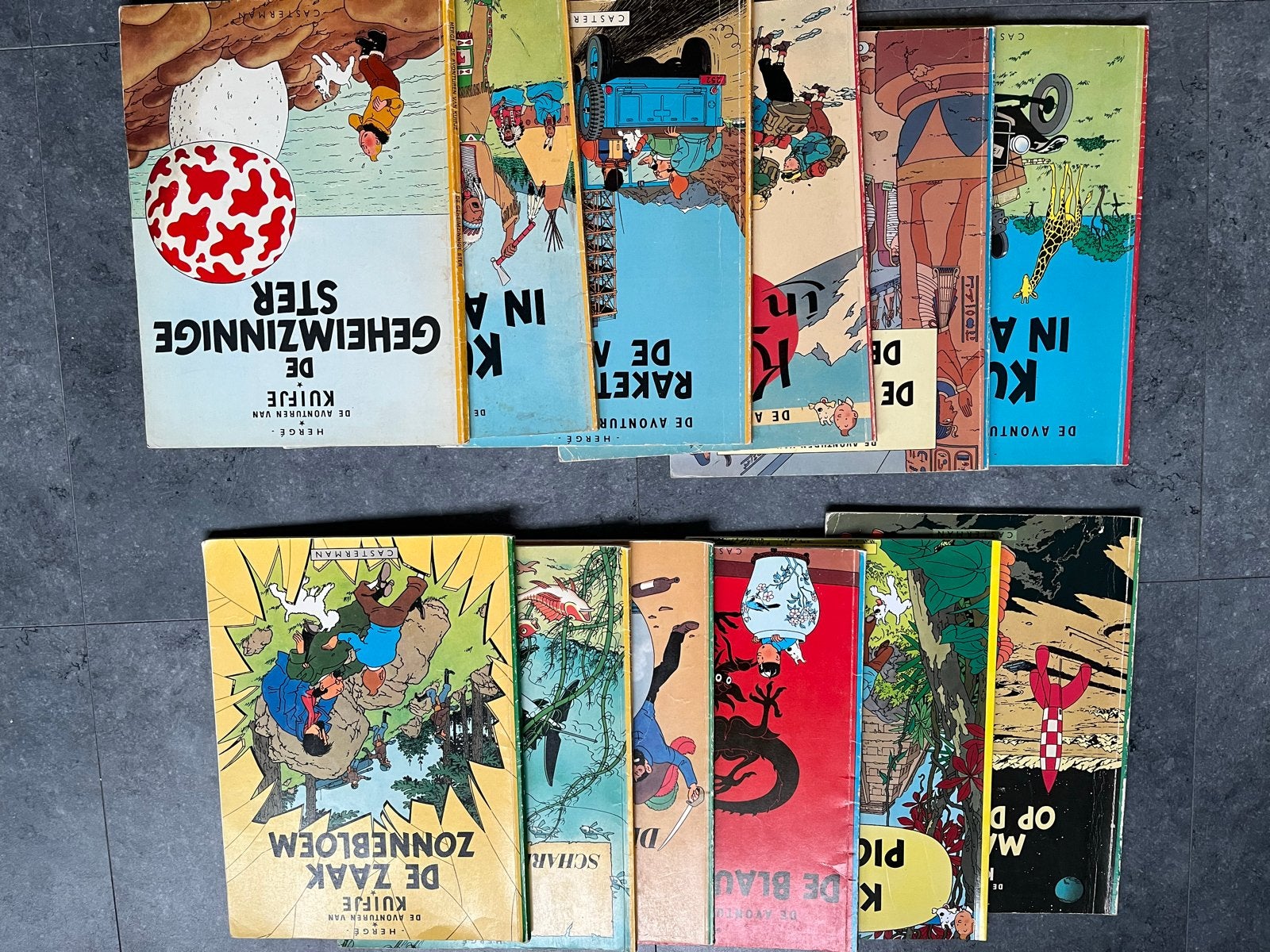Kuifje stripboeken - Diverse titels, Meerdere stripboeken, Ophalen of Verzenden, Gelezen