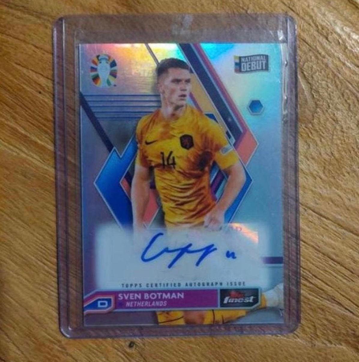 Sven Botman Autograph Topps Nederlands elftal, Ophalen of Verzenden, Zo goed als nieuw, Plaatje