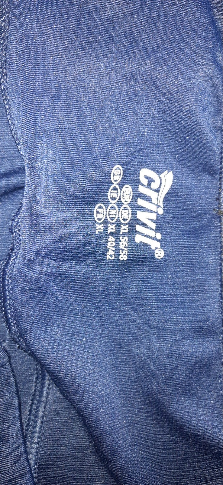 crivit hardloopbroek 56/58 xl, Kleding | Heren, Sportkleding, Blauw, Ophalen of Verzenden, Crivit, Maat 56/58 (XL)