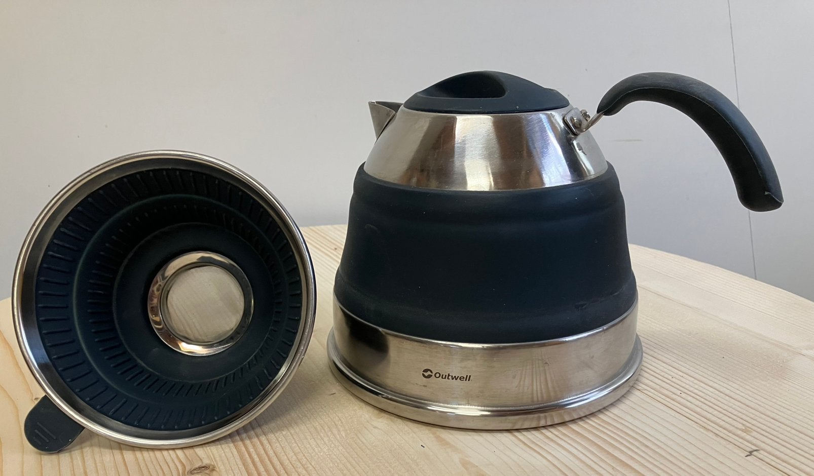 Outwell Fluitketel en koffiefilter opvouwbaar, Ophalen, Zo goed als nieuw
