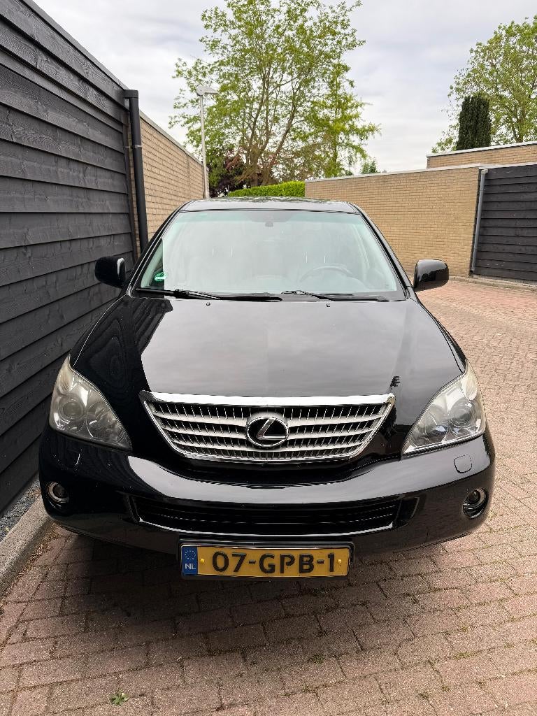 Lexus RX(-H) 400H 3.3 V6 AUT 2008 Zwart, Auto's, Lexus, Automaat, 3311 cc, Beige, Zwart