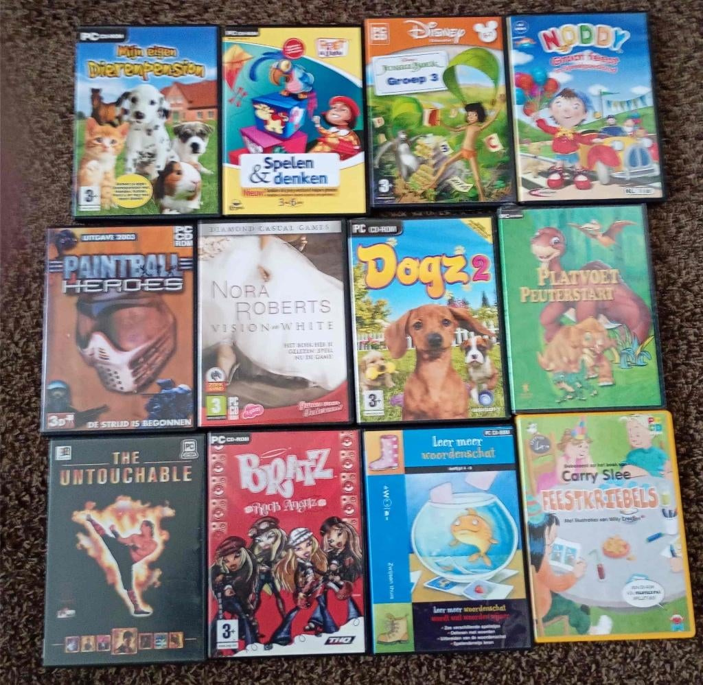Originele CD + DVD Rom 's Educatief Kinder Spelletjes, Spelcomputers en Games, 1 speler, Ophalen of Verzenden, Zo goed als nieuw