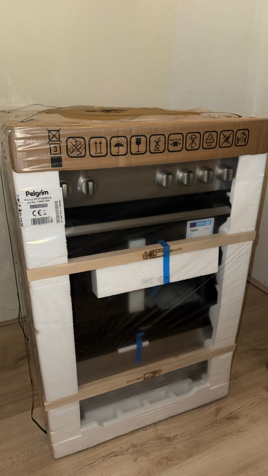 NIEUW! Inductie kookplaat-fornuis, Witgoed en Apparatuur, Ophalen, Nieuw, 4 kookzones, Inductie