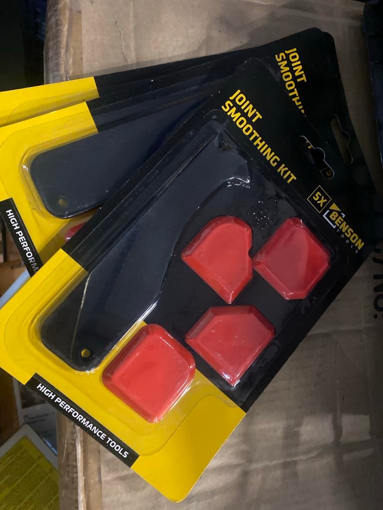 10x Nieuwe Benson Tools Voegafwerkset - Kitgereedschap, Onbekend, Nieuw, Ophalen of Verzenden, Onbekend