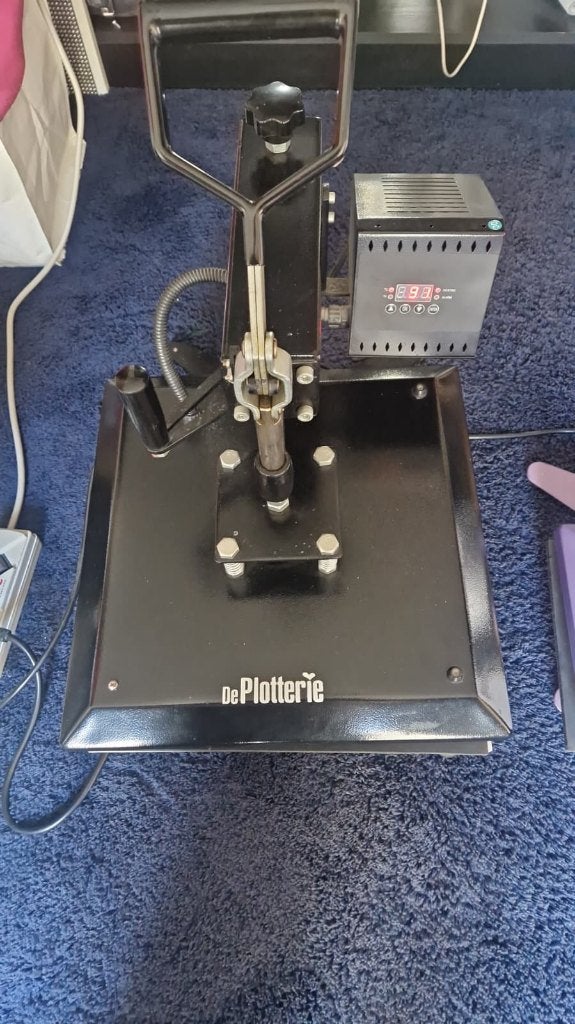 plotterie druk pers, Zwart, Gebruikt, Ophalen of Verzenden, Machine