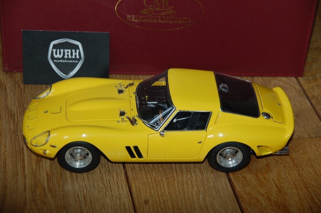 1:18 FERRARI 250 GTO Yellow CMC M-153 WRH, Verzenden, Zo goed als nieuw, Auto, Overige merken