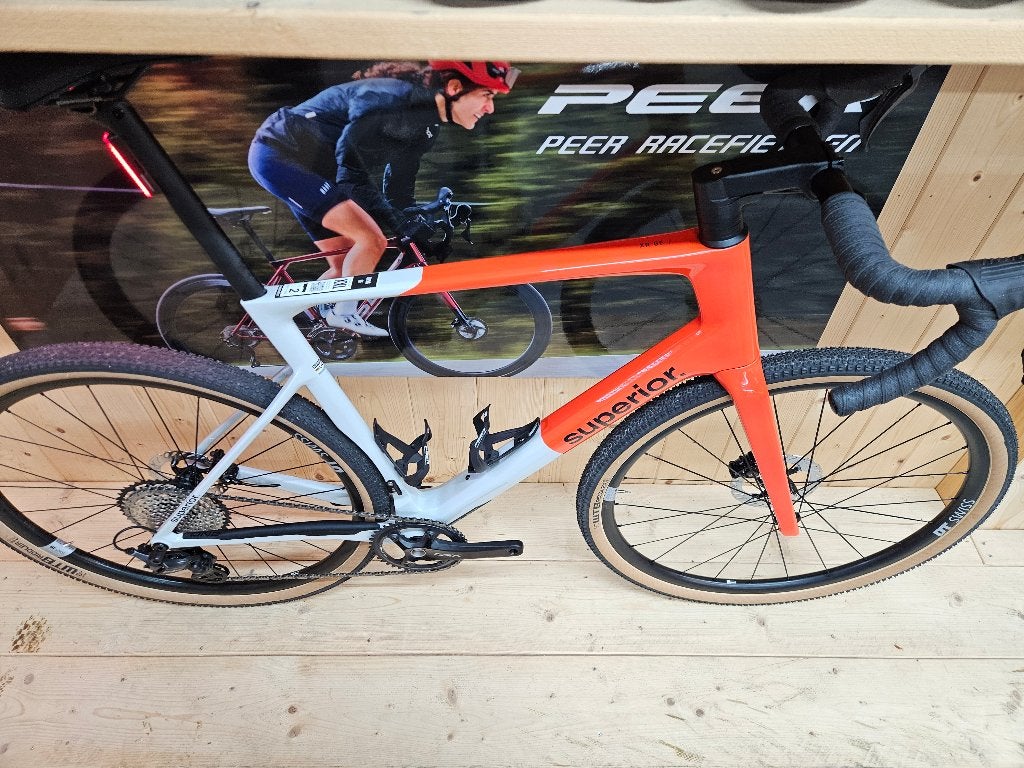 SUPERIOR XR 9.5 GF MAAT XXL  GRX 1x12 TOP AANBIEDING!!!!, Fietsen en Brommers, 28 inch, Carbon, 10 tot 15 versnellingen, Heren
