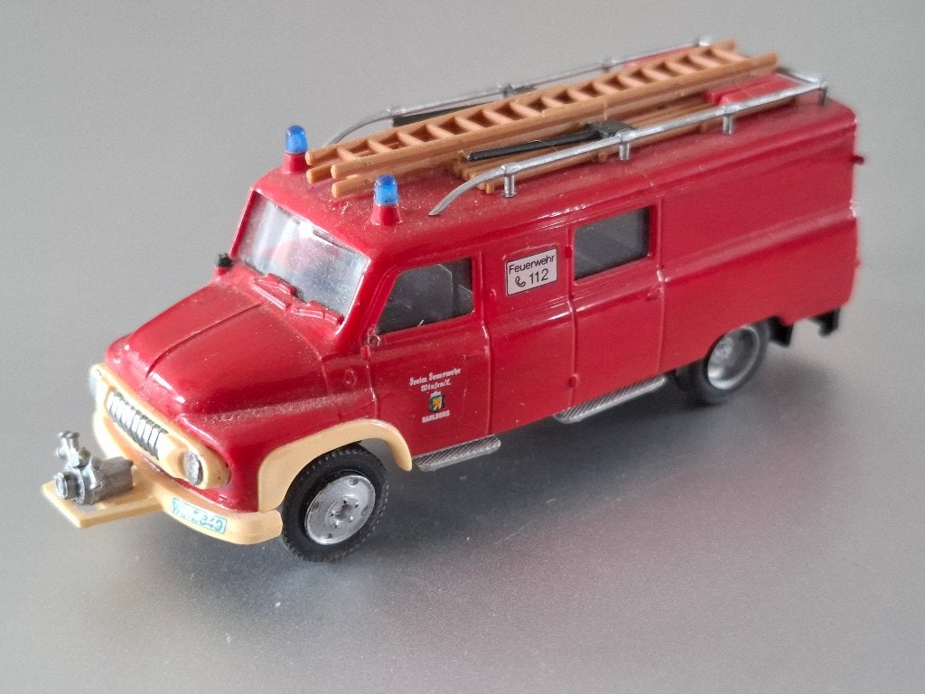 1:87 brandweer Ford FK IF 8 Kibri € 4, Verzenden, Zo goed als nieuw, Bus of Vrachtwagen, Overige merken