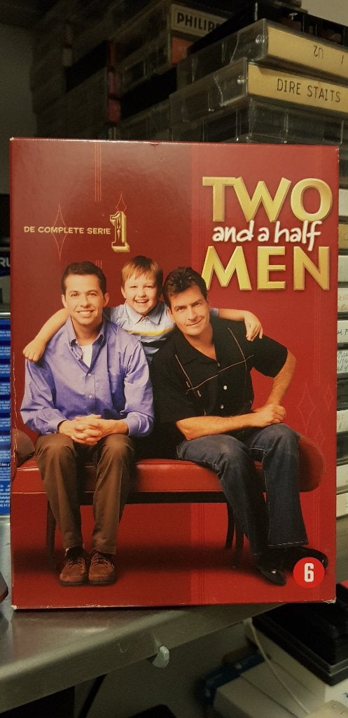 Two and a Half Men serie  1 4 dvd's (Z228-43), Engels, Nederlands, Ophalen of Verzenden, Zo goed als nieuw
