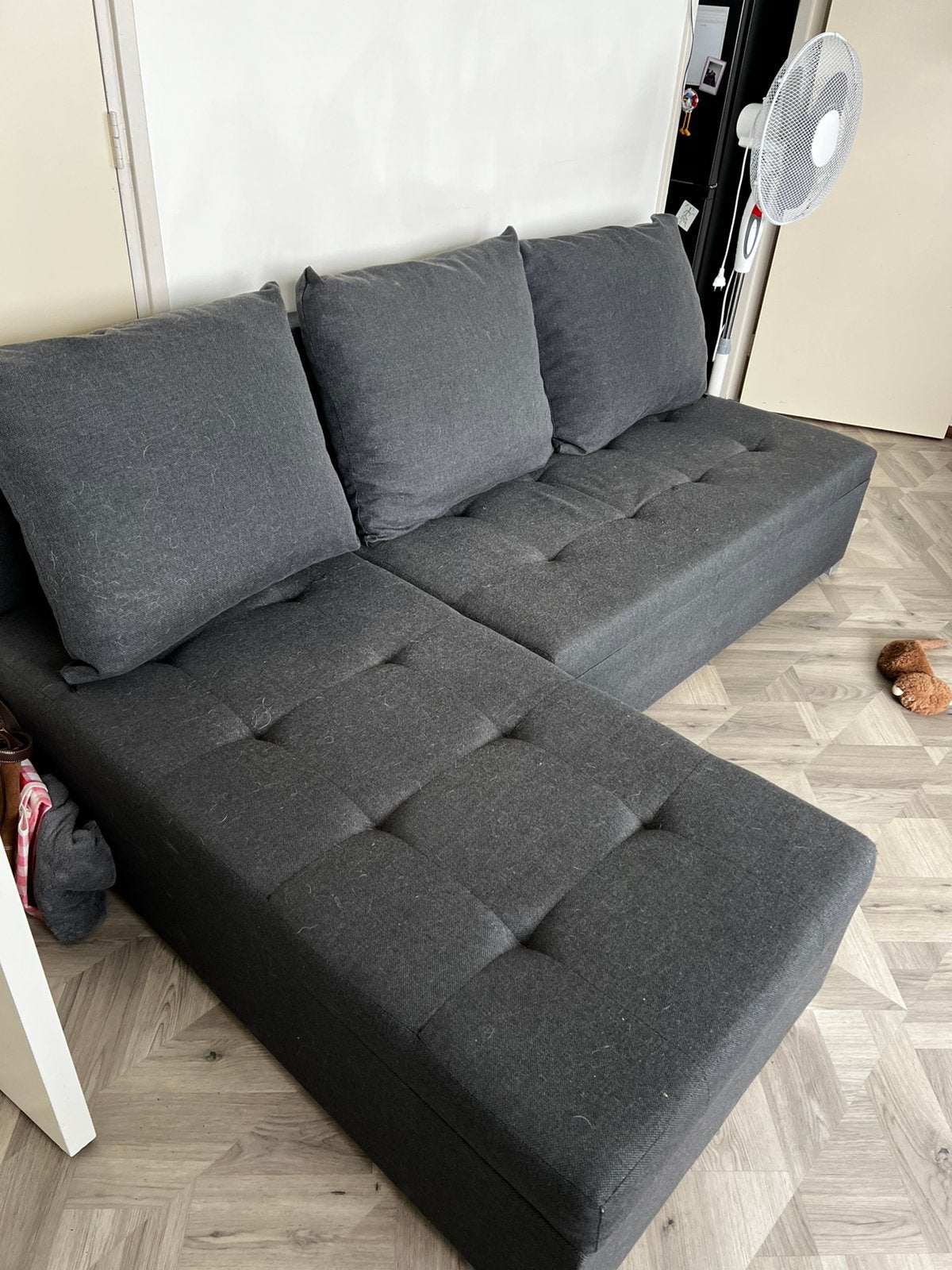 Slaapbank, Ophalen, Gebruikt, 140 cm, Twijfelaar