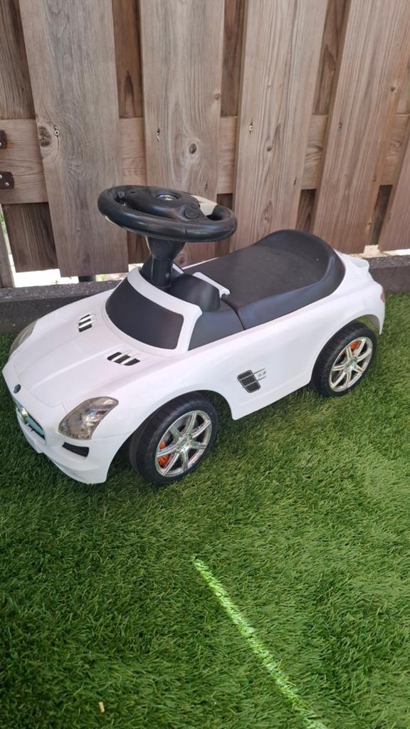 Loopauto Mercedes SLS AMG Wit  gebruikt, Ophalen, Zo goed als nieuw, Loopvoertuig