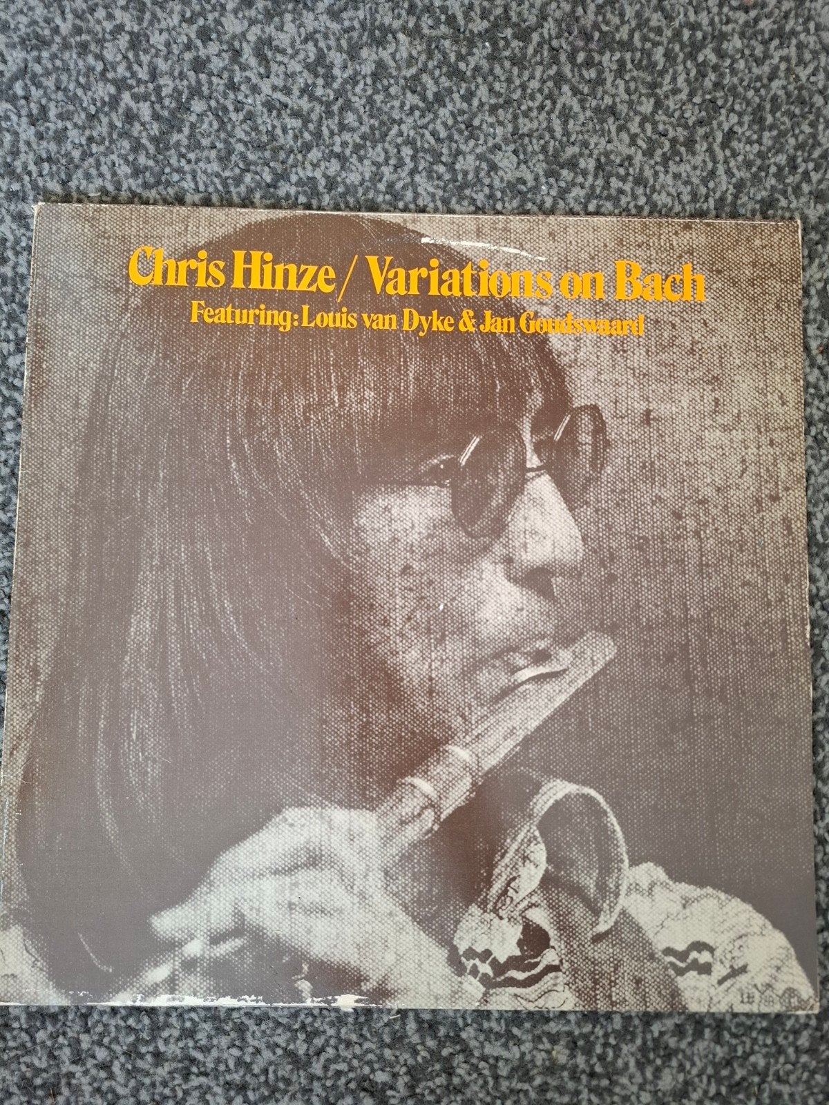 Chris Hinze - Variations on Bach LP (1976), Cd's en Dvd's, Ophalen, LP, Gebruikt, Overige typen