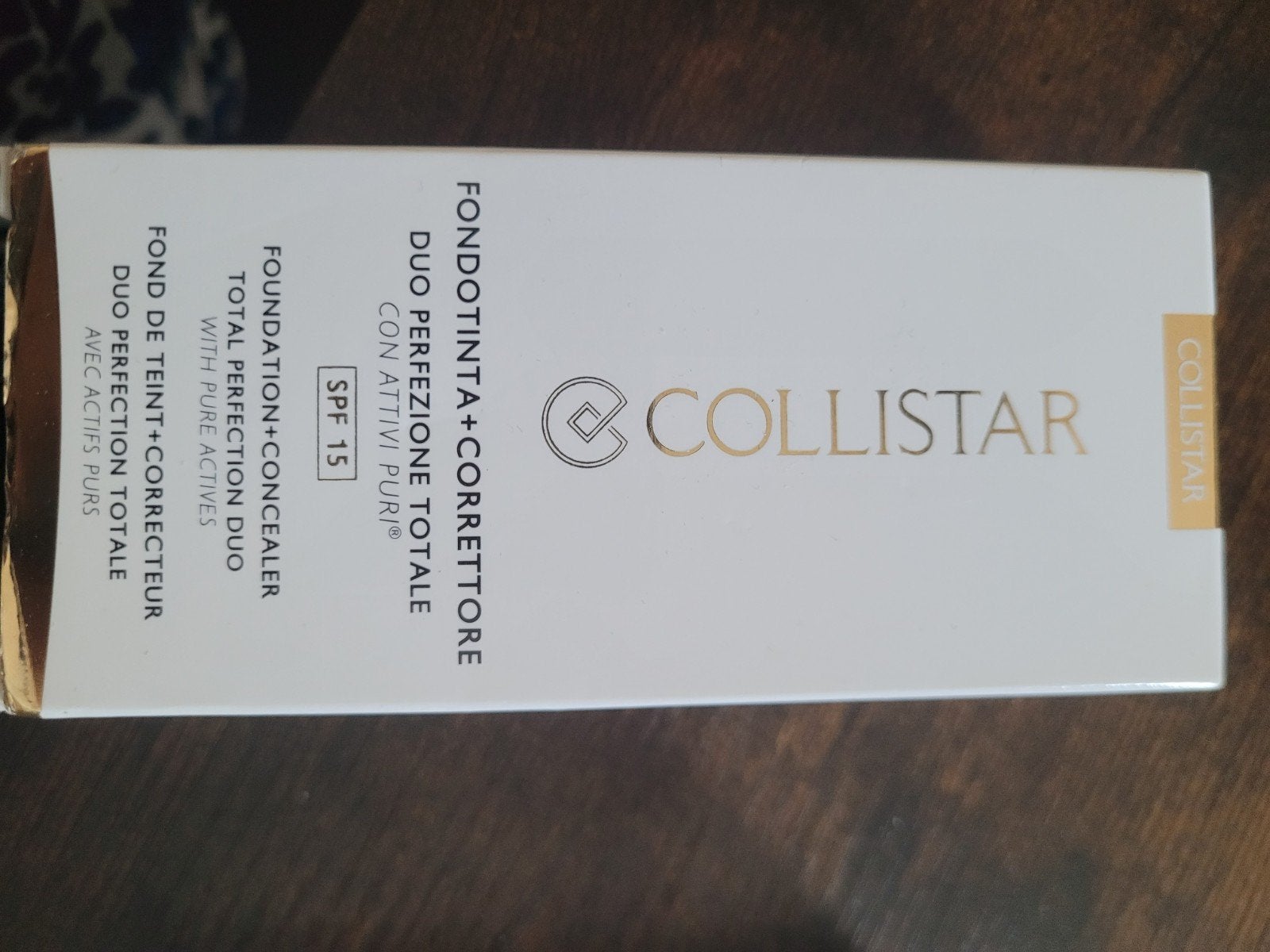 Collistar Foundation + Concealer Duo SPF 15 Nieuw, Ophalen of Verzenden, Nieuw, Gehele gezicht, Make-up