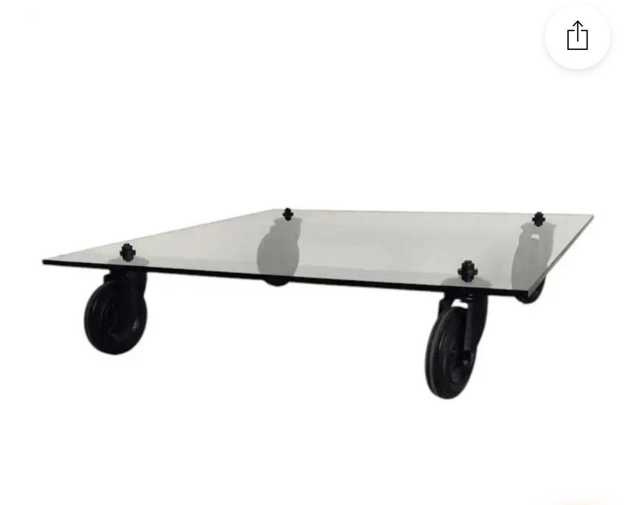 FontanaArte/Gae Aulent glazen bijzet tafel, Meerkleurig, 20 cm, Tafel, Ophalen