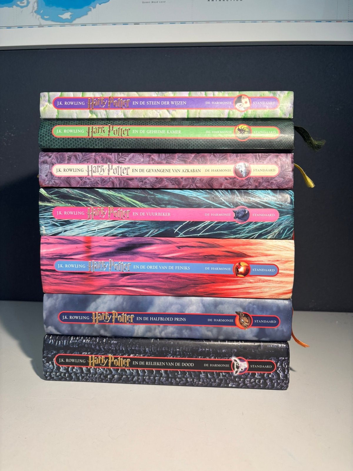 Harry Potter complete boeken reeks hardcover (deel 1 t/m 7), Boeken, Ophalen of Verzenden, Zo goed als nieuw