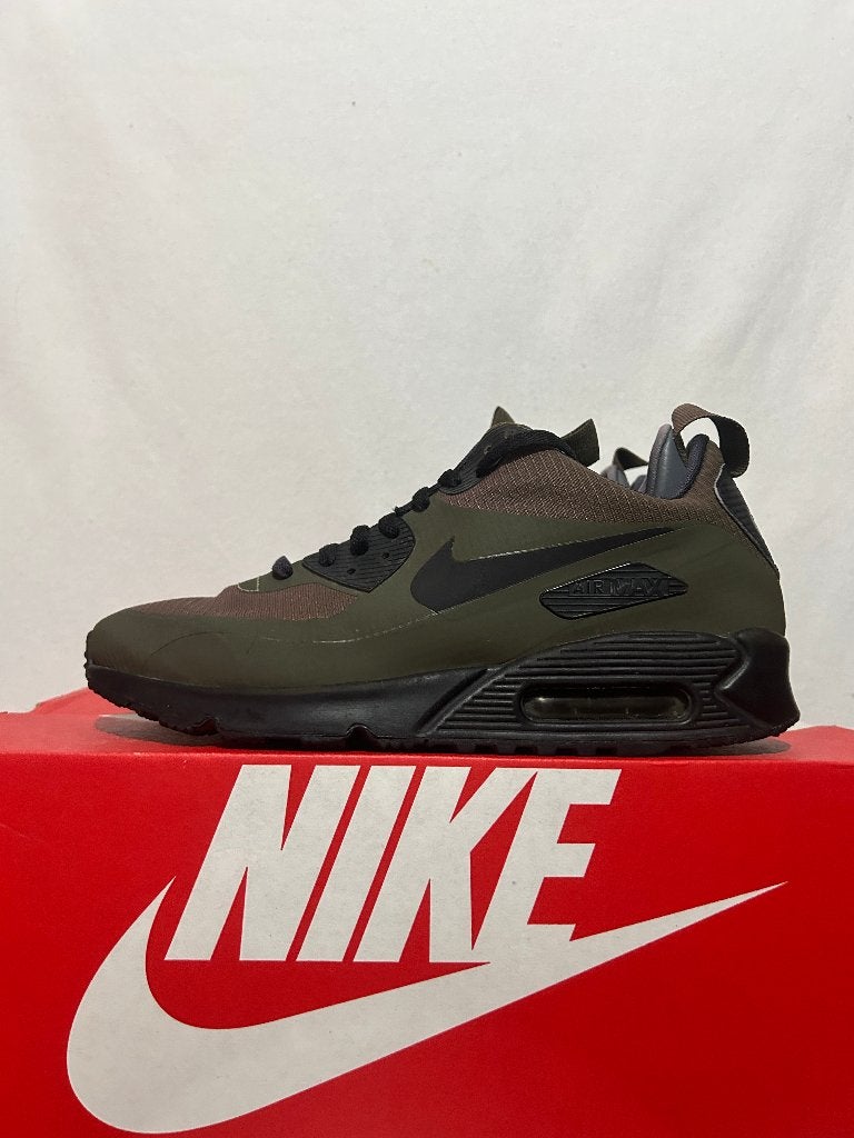 ALS NIEUW! Maat 44 - Nike Air Max 90 Mid Winter Dark Loden