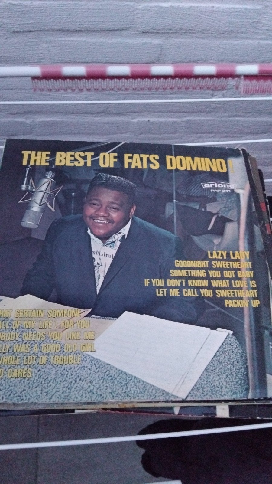 The Best Of Fats Domino LP - Artone PAP 241, LP, Gebruikt, Overige genres, Ophalen of Verzenden