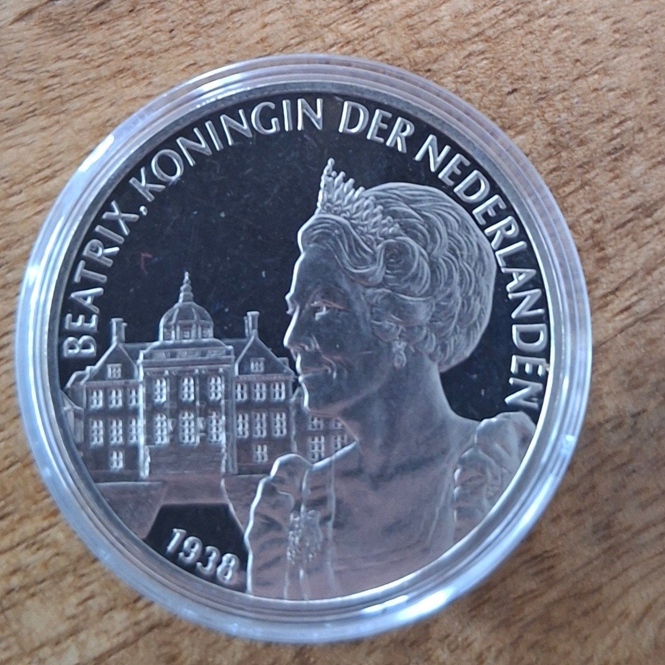 Herdenkingsmunt Beatrix 1938, Ophalen of Verzenden, Koningin Beatrix