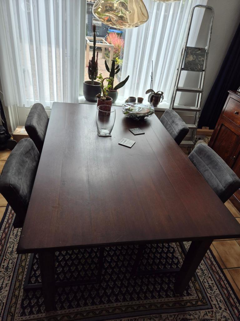 Eettafel, Ophalen, 4 tot 6 stoelen