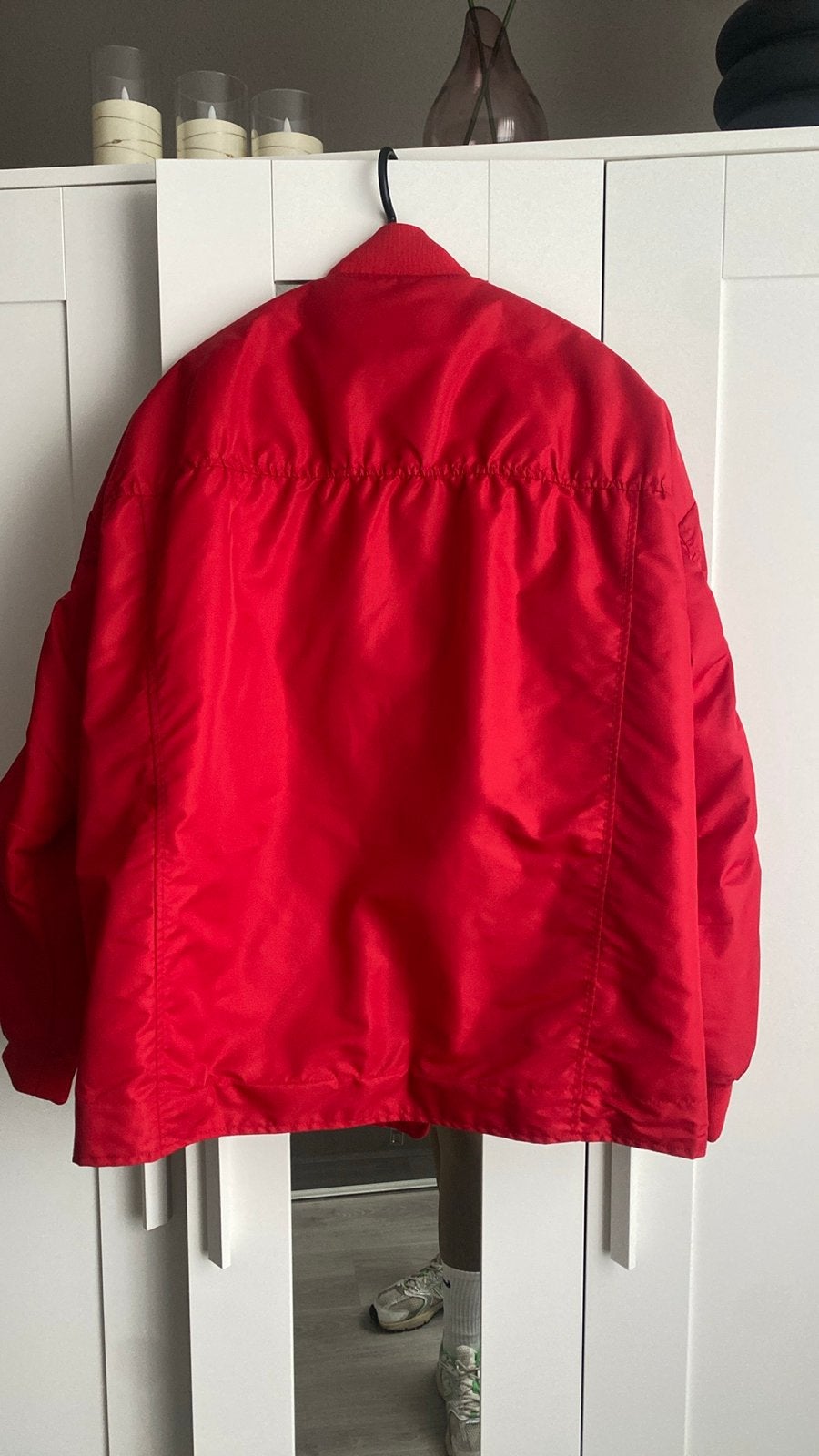 Nieuwe rode bomberjack - Maat L, Ophalen of Verzenden, Nieuw, Maat 42/44 (L), Rood