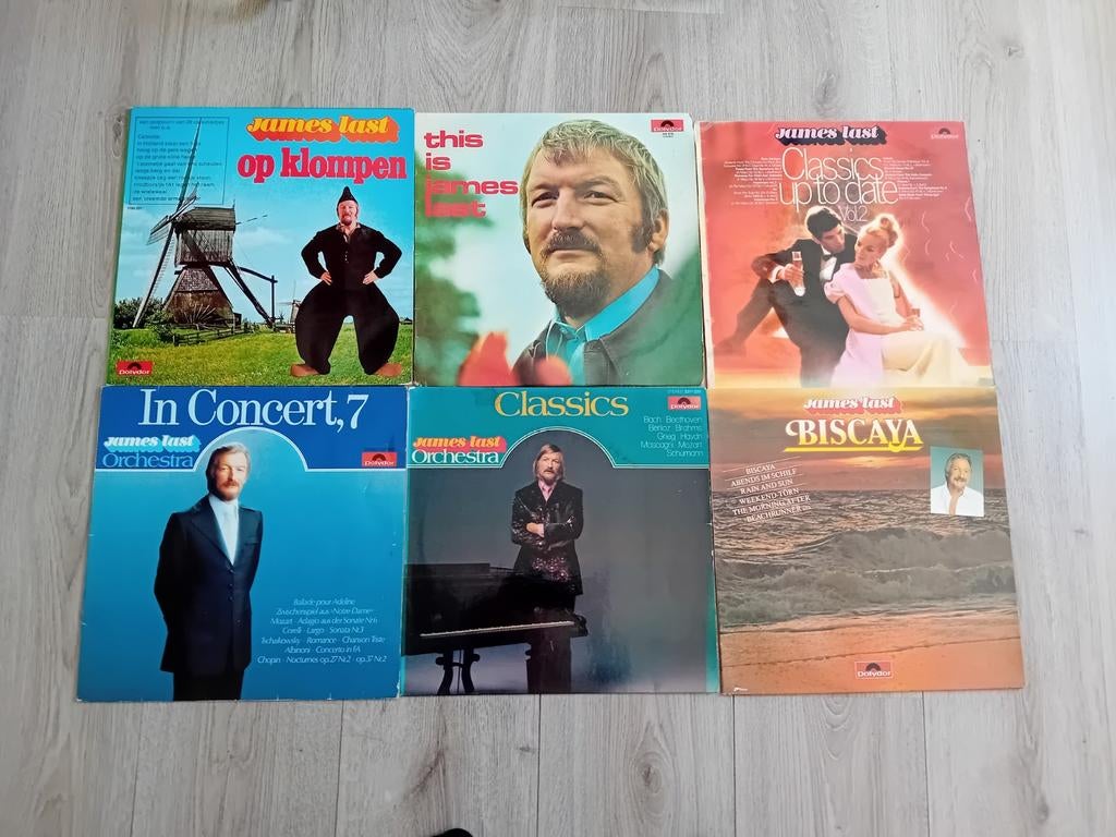 6 James Last LP's, Ophalen of Verzenden