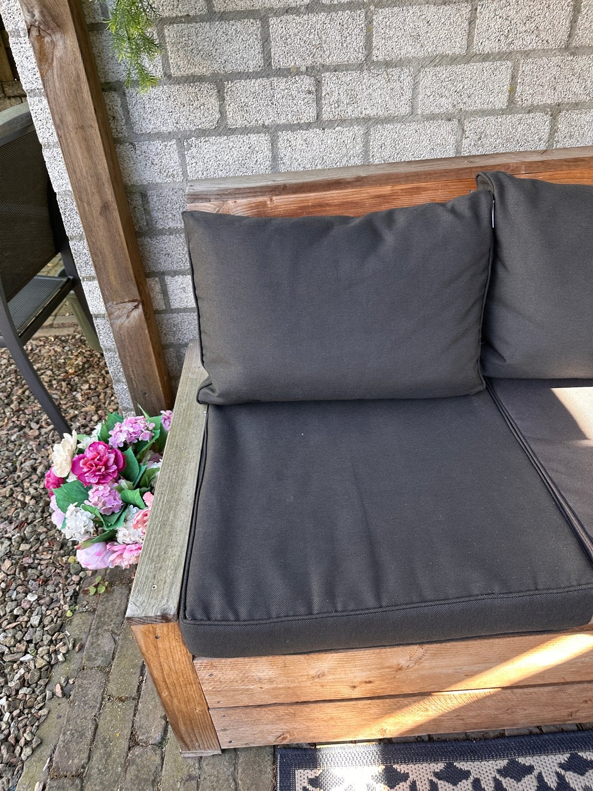Rhino Cushions loungebank kussens., Ophalen, Gebruikt