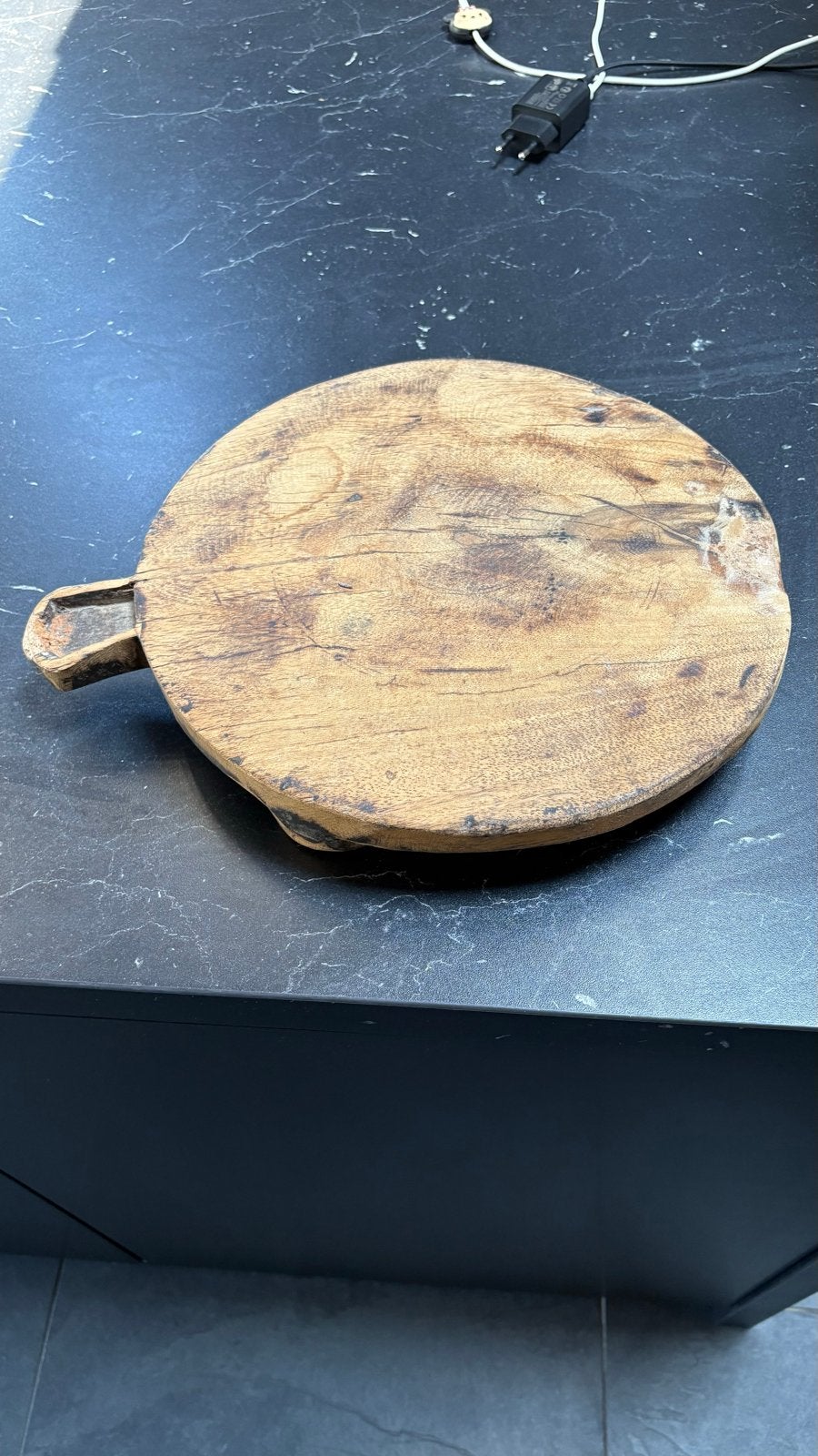 Massief houten ronde presenteerplank, Ophalen of Verzenden