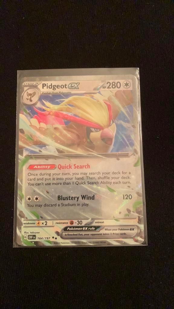 Pidgeot ex 164/197, Ophalen of Verzenden, Zo goed als nieuw