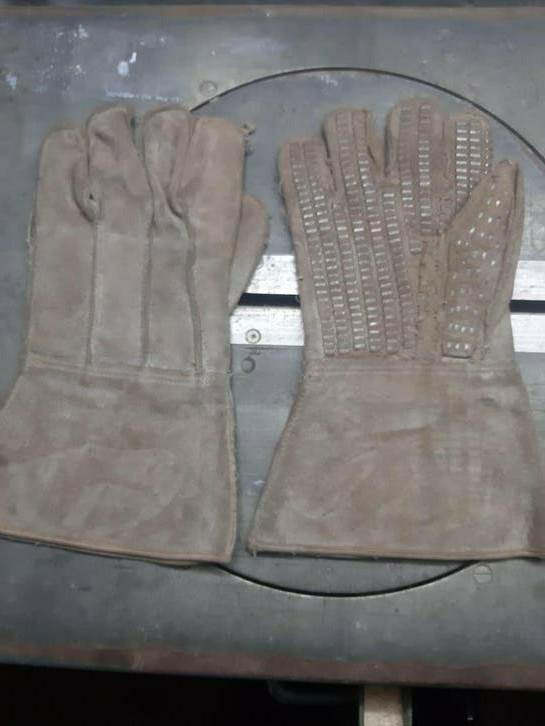 Vintage US Army prikkeldraad handschoenen, Verzamelen, Militaria | Algemeen, Ophalen of Verzenden
