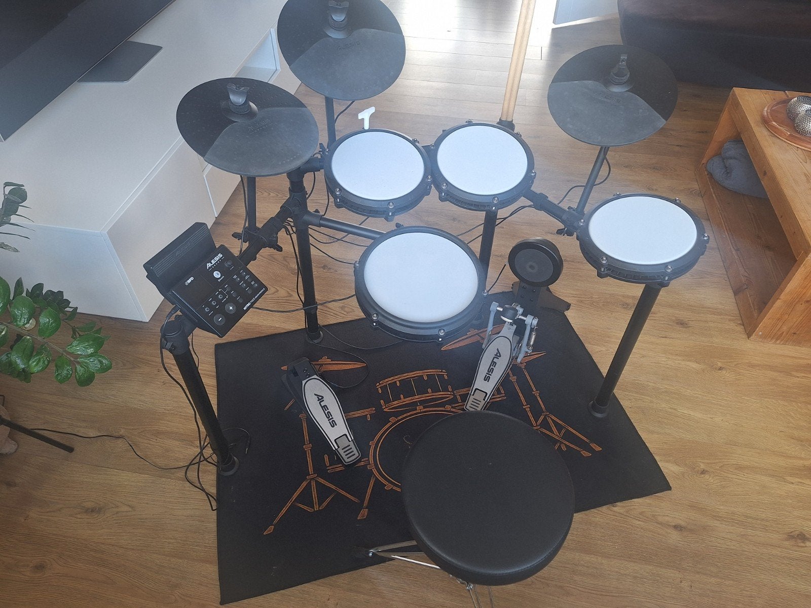 Alesis Nitro Max Elektronisch Drumstel, Ophalen, Gebruikt, Overige merken, Elektronisch