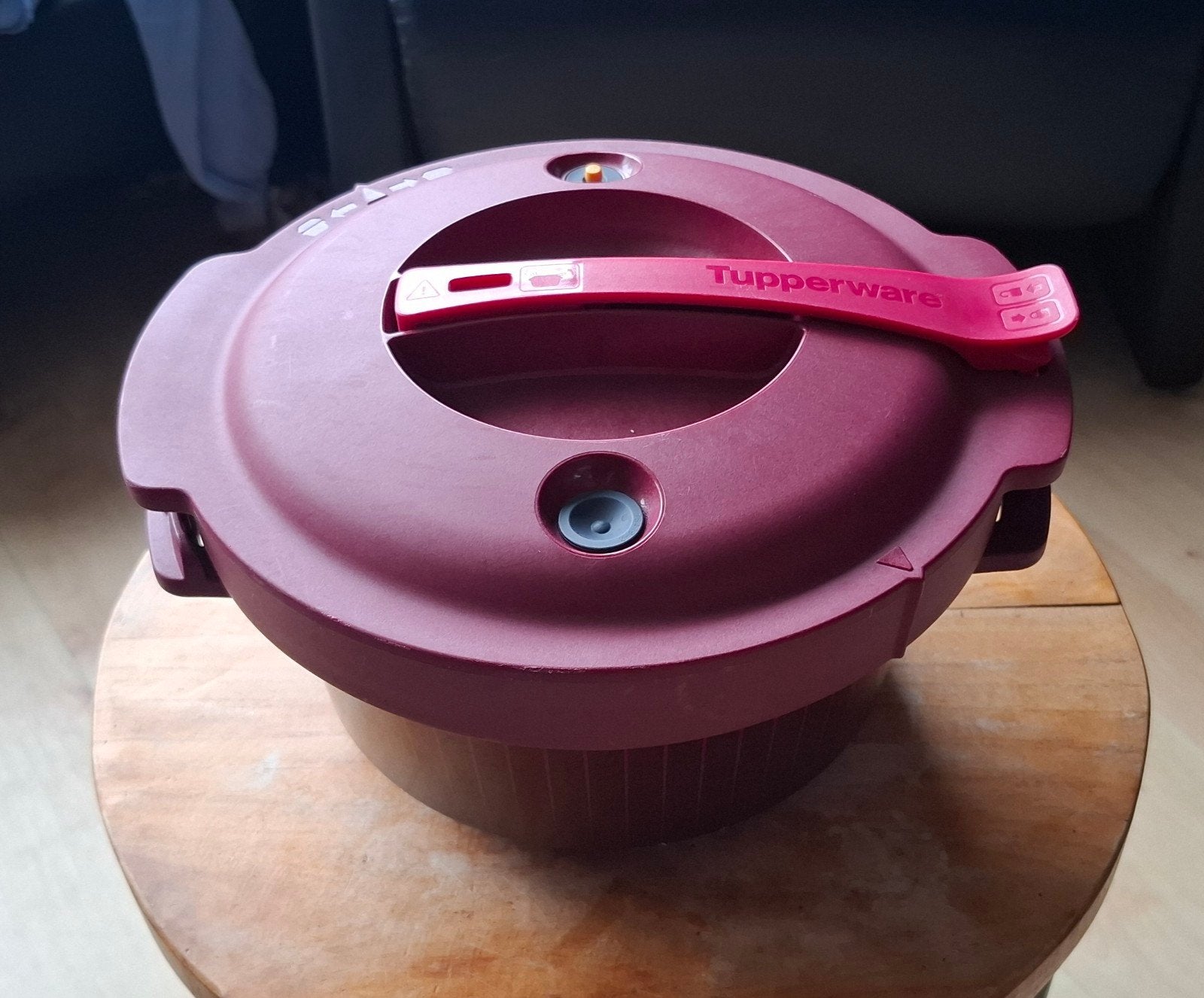Tupperware Micro Minuut Snelkookpan - Snel & Gezond Koken, Huis en Inrichting, Ophalen of Verzenden, Zo goed als nieuw, Magnetronbestendig