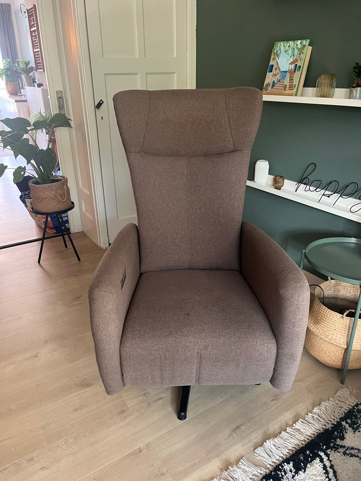 Relax fauteuil, Ophalen, Gebruikt, 75 tot 100 cm, Stof