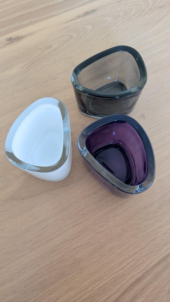 Set van 3 Leonardo Organic theelichthouders, Huis en Inrichting, Woonaccessoires | Kandelaars en Kaarsen, Ophalen of Verzenden
