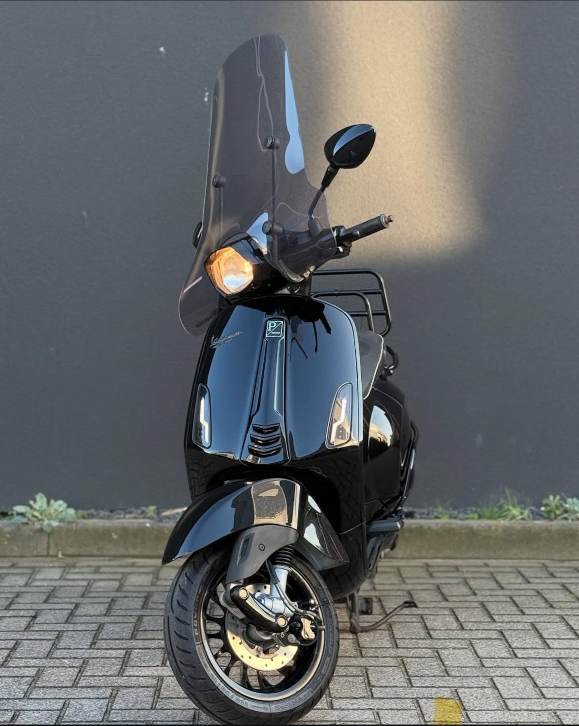 Vespa Sprint 2017 Zwart - Zo goed als nieuw, Ophalen, Maximaal 45 km/u, Vespa S, Zo goed als nieuw