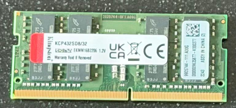 32GB DDR4 so-dimm, Computers en Software, Ophalen, 32 GB, DDR4, Zo goed als nieuw